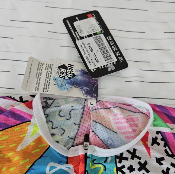 Cycling jersey unisex-Ciao. Made in Italy. Multicolor.  Sizes L & XXL - Picture 5 of 6